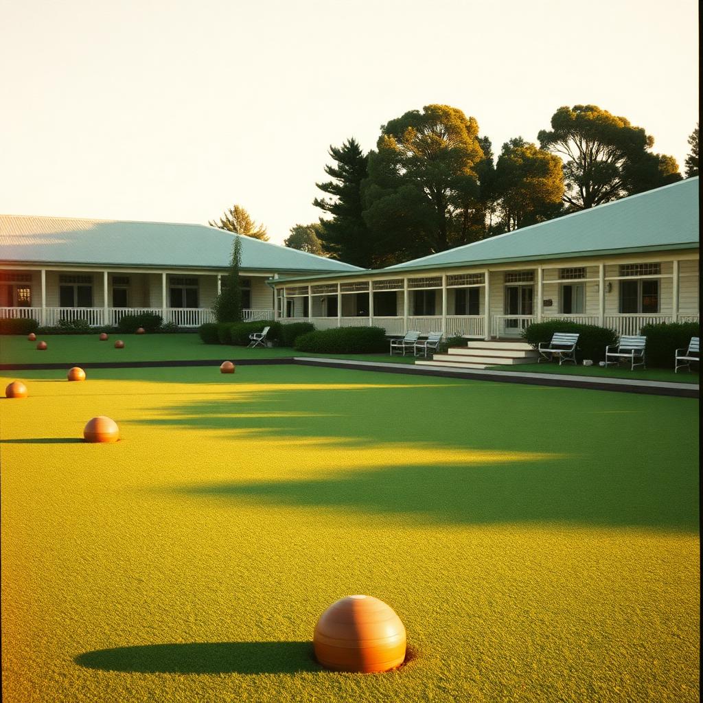 Club members on the green